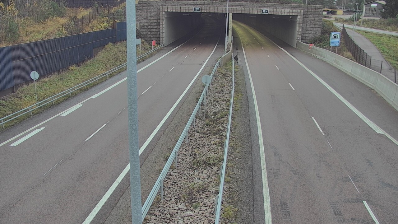 Kelikamerat Kuva Tie 7 Hamina, Husula, puomi itä, Hamina, Kymenlaakso