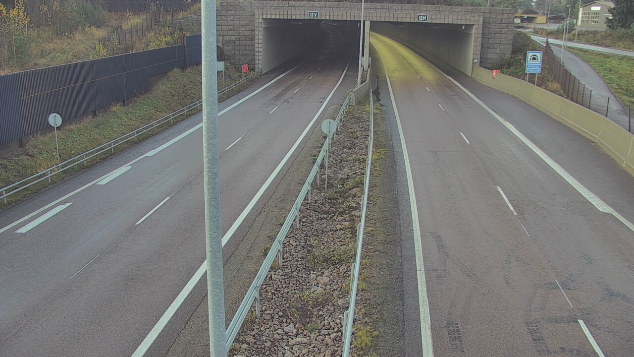 Kelikamerat Kuva Tie 7 Hamina, Husula, puomi itä, Hamina, Kymenlaakso