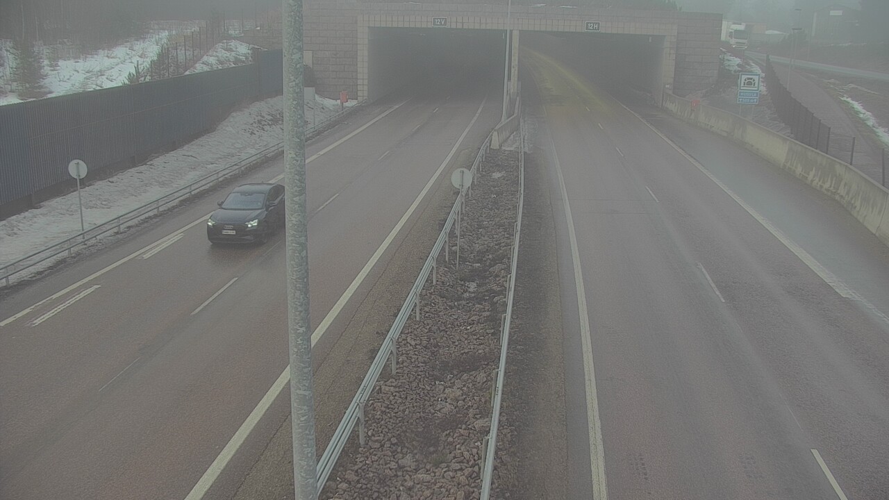 Kelikamerat Kuva Tie 7 Hamina, Husula, puomi itä, Hamina, Kymenlaakso