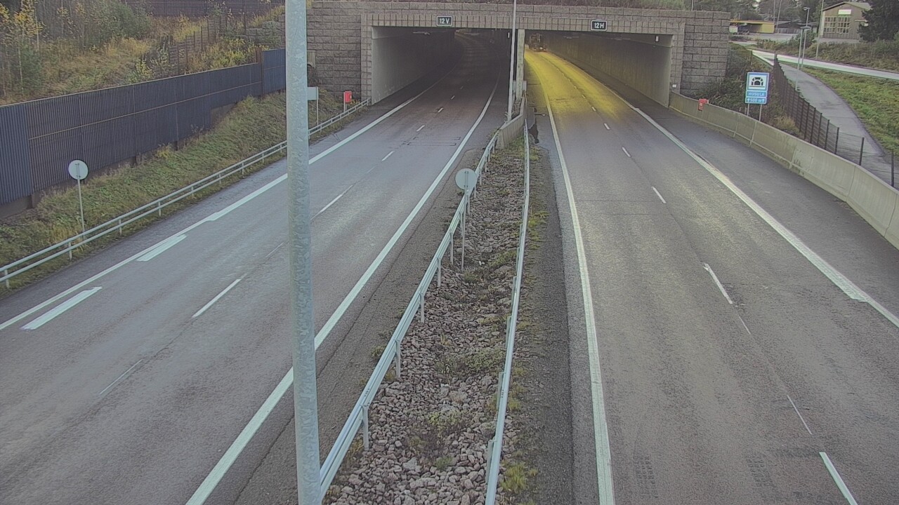 Kelikamerat Kuva Tie 7 Hamina, Husula, puomi itä, Hamina, Kymenlaakso