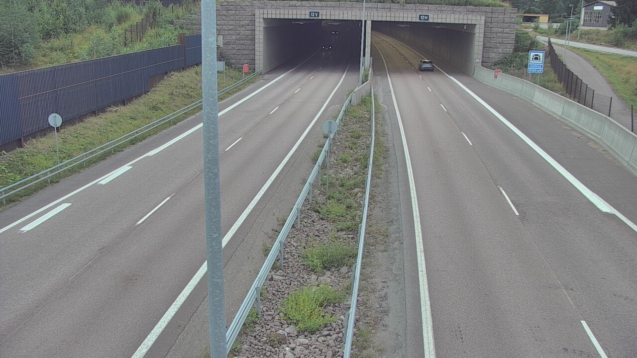 Weather Camera Image Väg 7 Fredrikshamn, Husula, bom öst, Hamina, Kymenlaakso