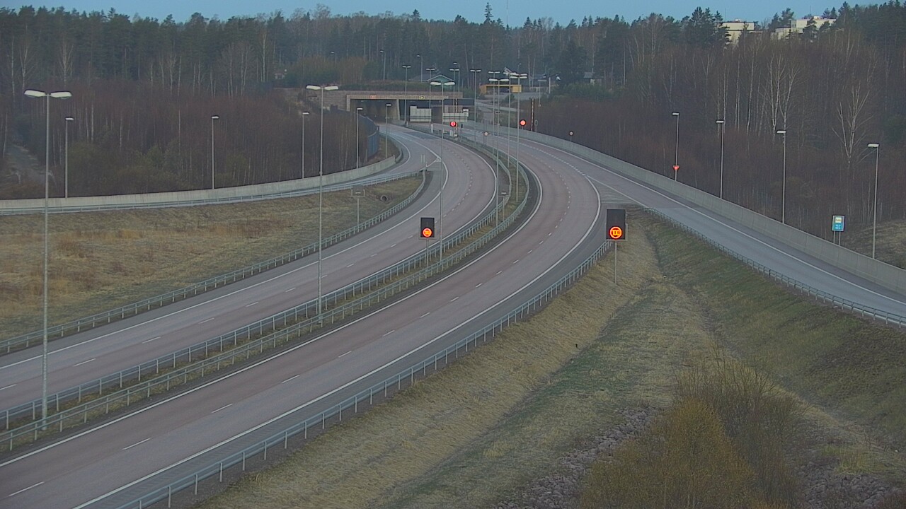 Weather Camera Image Väg 7 Fredrikshamn, Töytäri, Hamina, Kymenlaakso