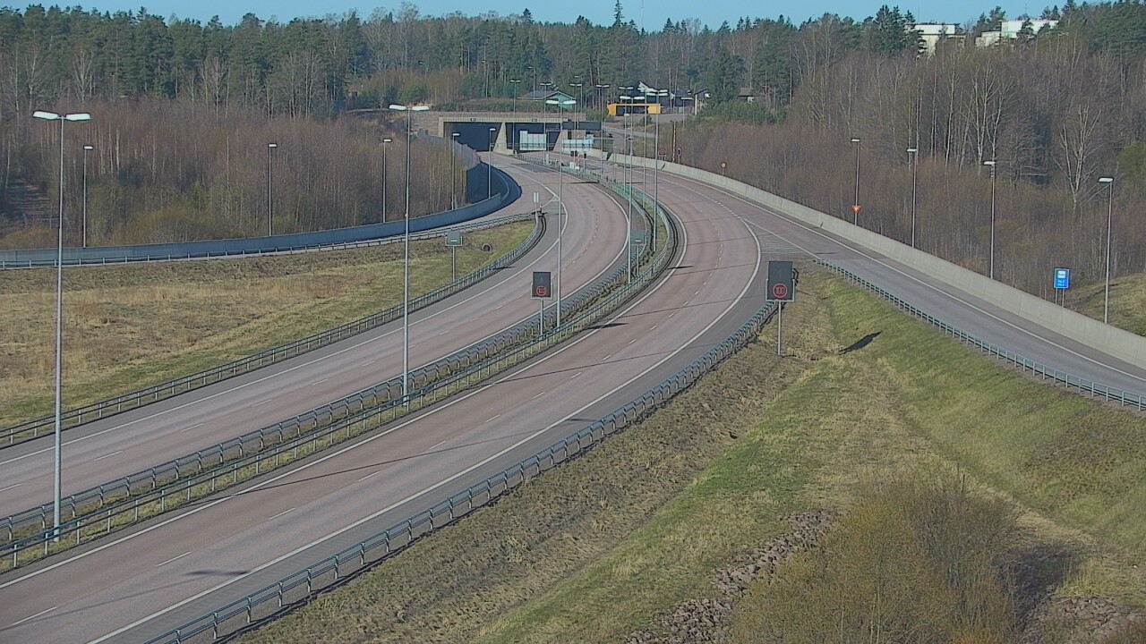Weather Camera Image Väg 7 Fredrikshamn, Töytäri, Hamina, Kymenlaakso