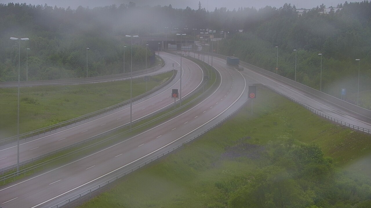 Weather Camera Image Väg 7 Fredrikshamn, Töytäri, Hamina, Kymenlaakso