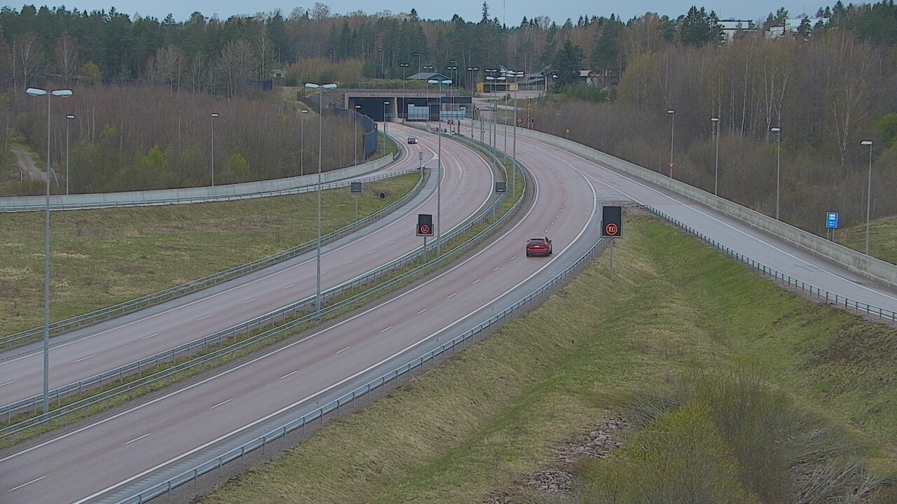 Weather Camera Image Väg 7 Fredrikshamn, Töytäri, Hamina, Kymenlaakso