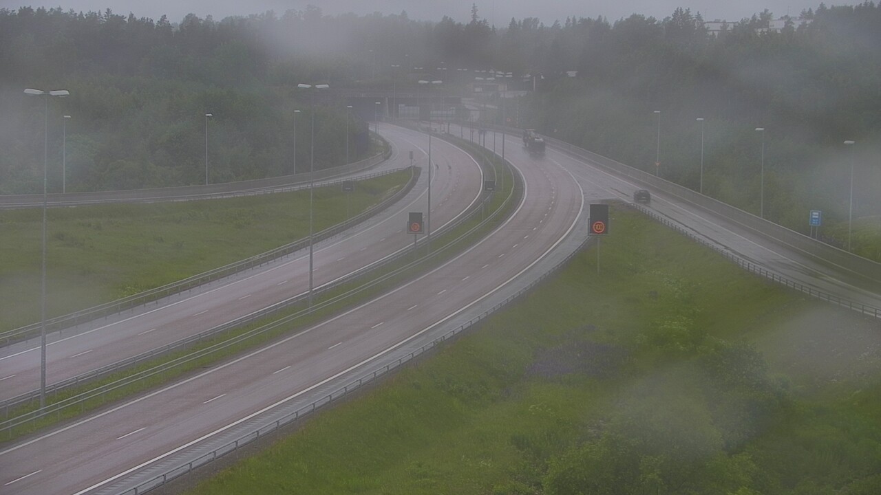 Weather Camera Image Väg 7 Fredrikshamn, Töytäri, Hamina, Kymenlaakso
