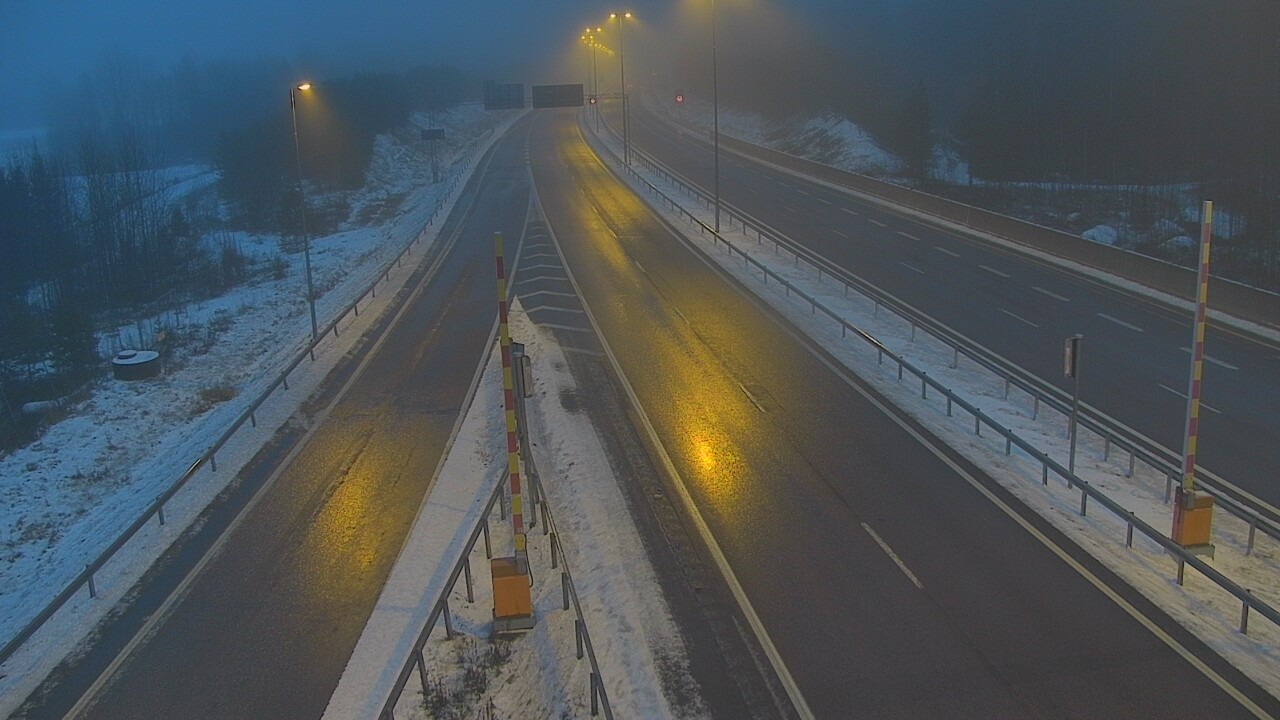 Weather Camera Image Väg 7 Fredrikshamn Husula öst, Hamina, Kymenlaakso