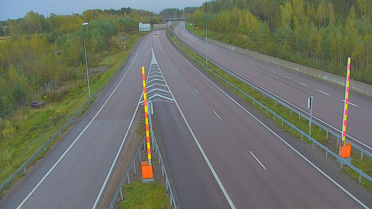 Weather Camera Image Väg 7 Fredrikshamn Husula öst, Hamina, Kymenlaakso