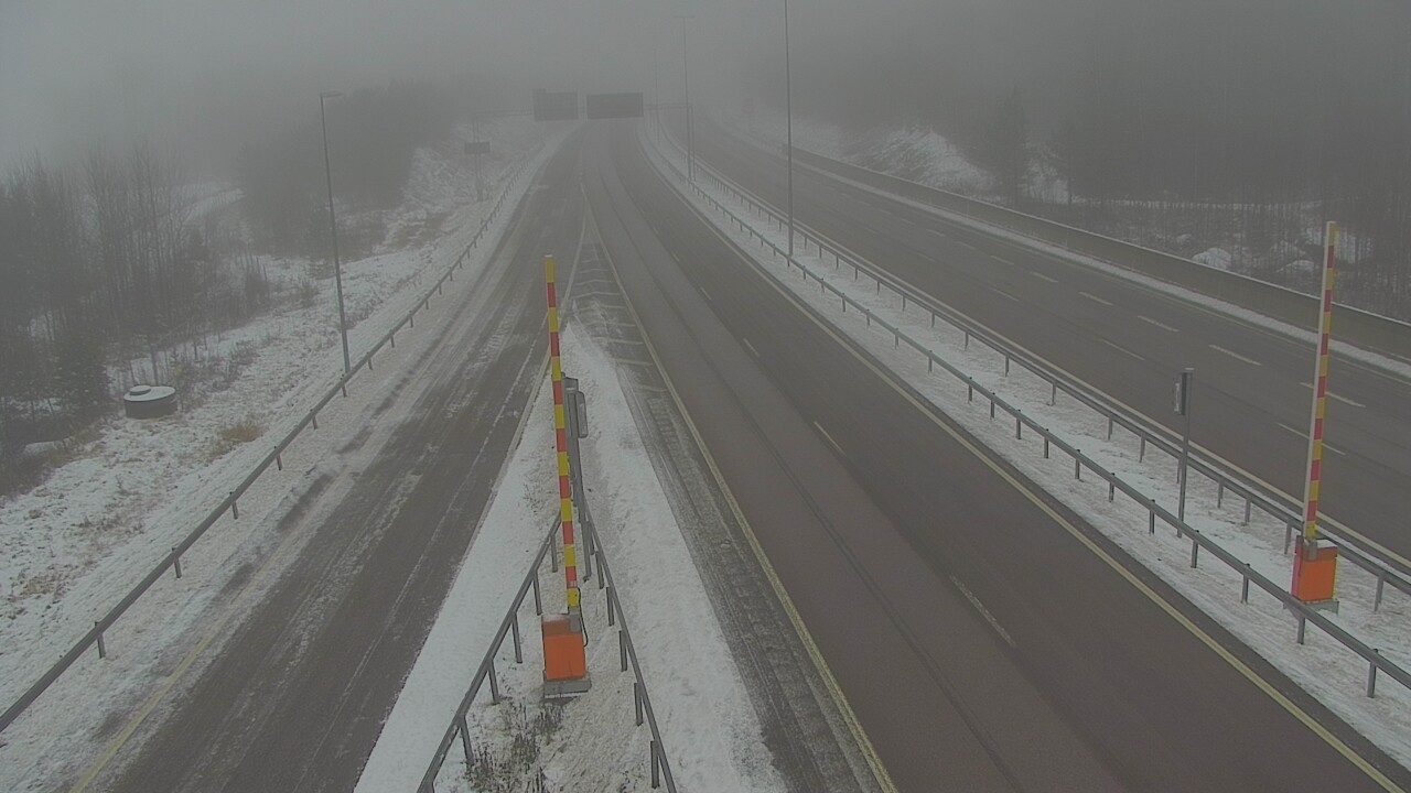 Weather Camera Image Väg 7 Fredrikshamn Husula öst, Hamina, Kymenlaakso