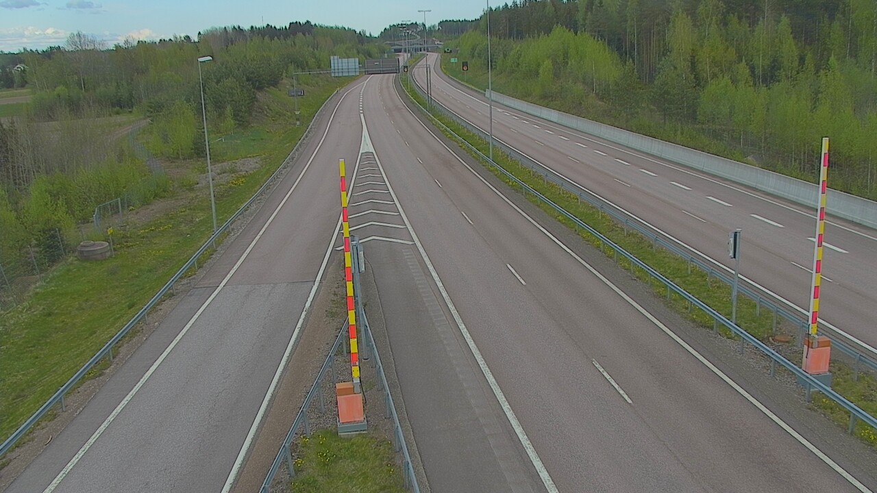 Weather Camera Image Väg 7 Fredrikshamn Husula öst, Hamina, Kymenlaakso