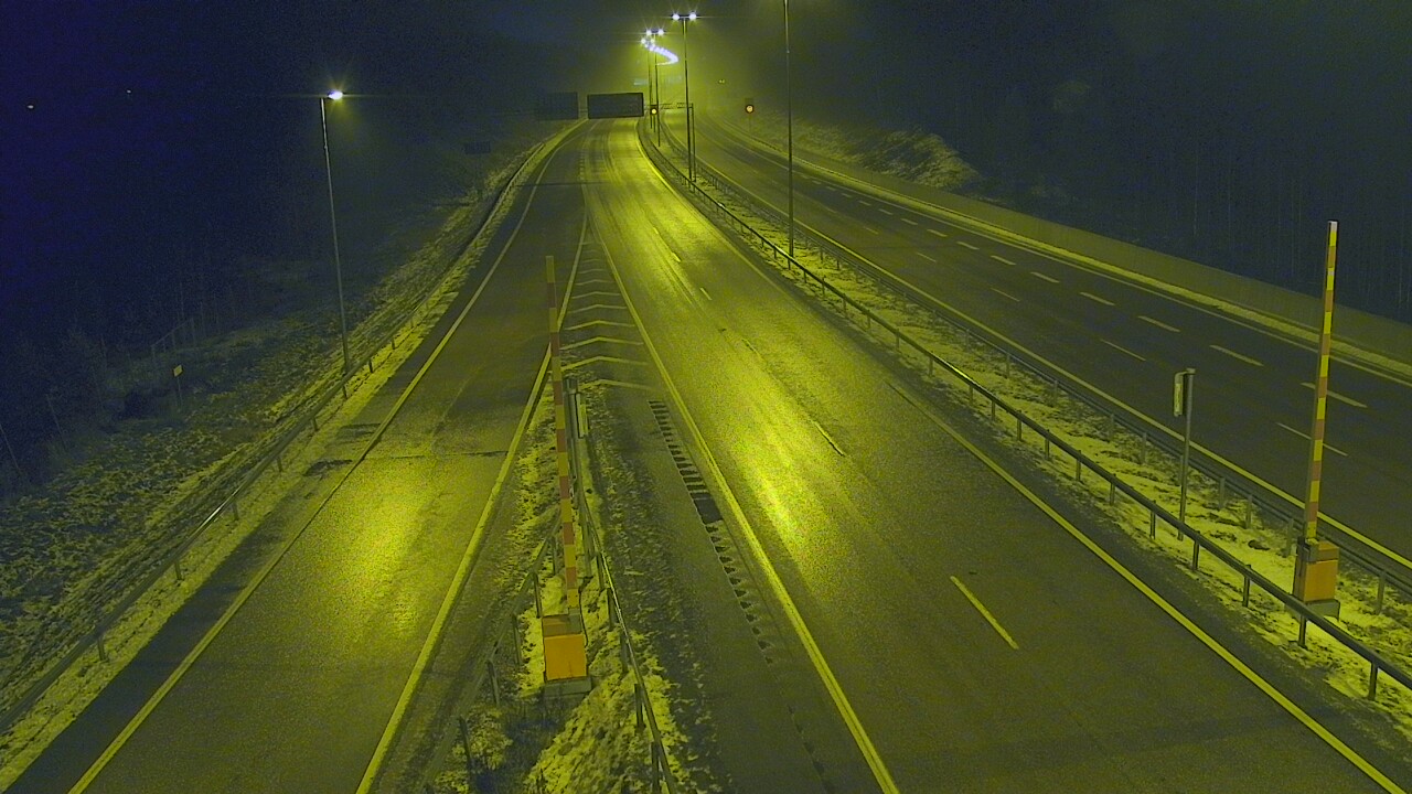 Weather Camera Image Väg 7 Fredrikshamn Husula öst, Hamina, Kymenlaakso