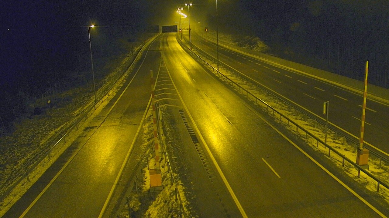 Weather Camera Image Väg 7 Fredrikshamn Husula öst, Hamina, Kymenlaakso