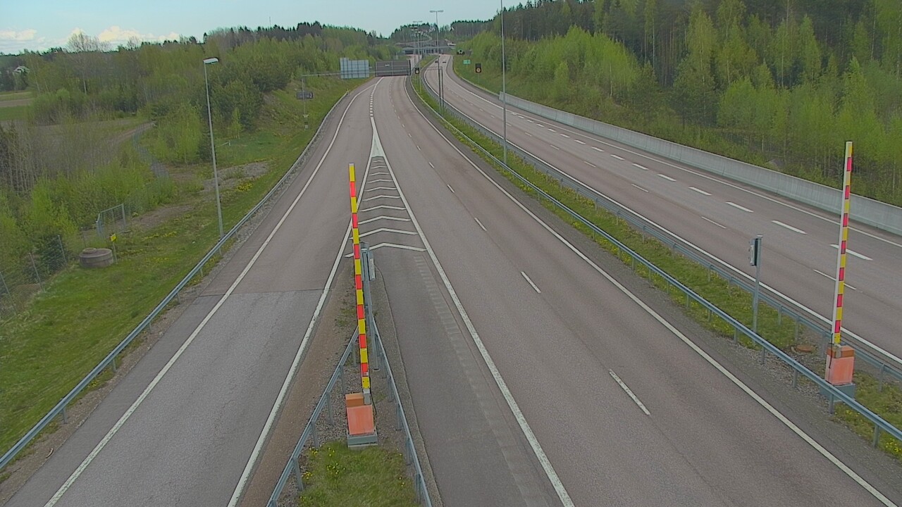 Weather Camera Image Väg 7 Fredrikshamn Husula öst, Hamina, Kymenlaakso