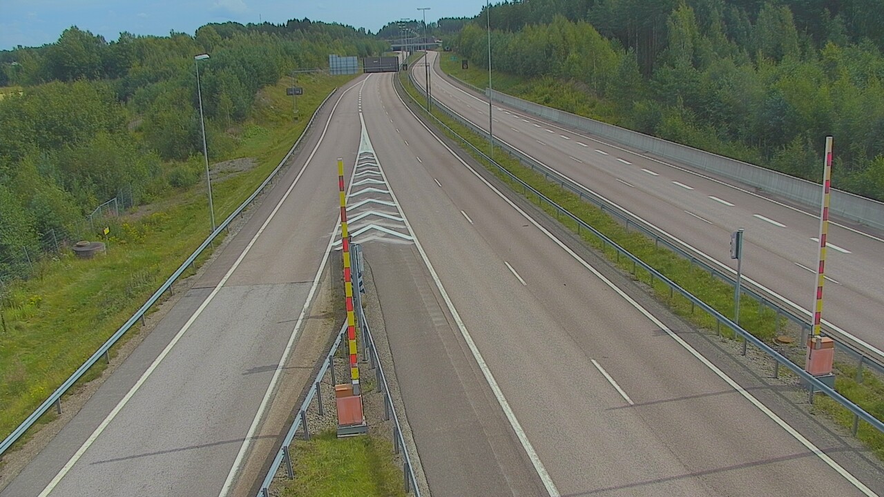 Weather Camera Image Väg 7 Fredrikshamn Husula öst, Hamina, Kymenlaakso