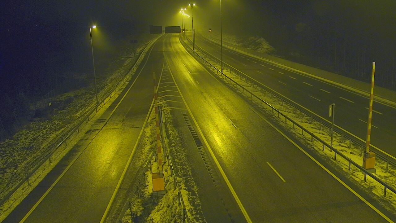 Weather Camera Image Väg 7 Fredrikshamn Husula öst, Hamina, Kymenlaakso