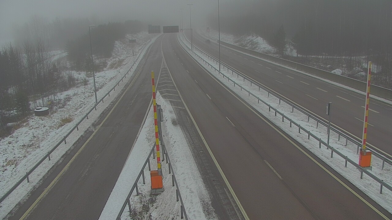 Weather Camera Image Väg 7 Fredrikshamn Husula öst, Hamina, Kymenlaakso