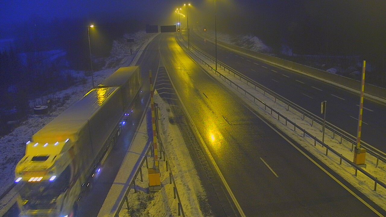 Weather Camera Image Väg 7 Fredrikshamn Husula öst, Hamina, Kymenlaakso