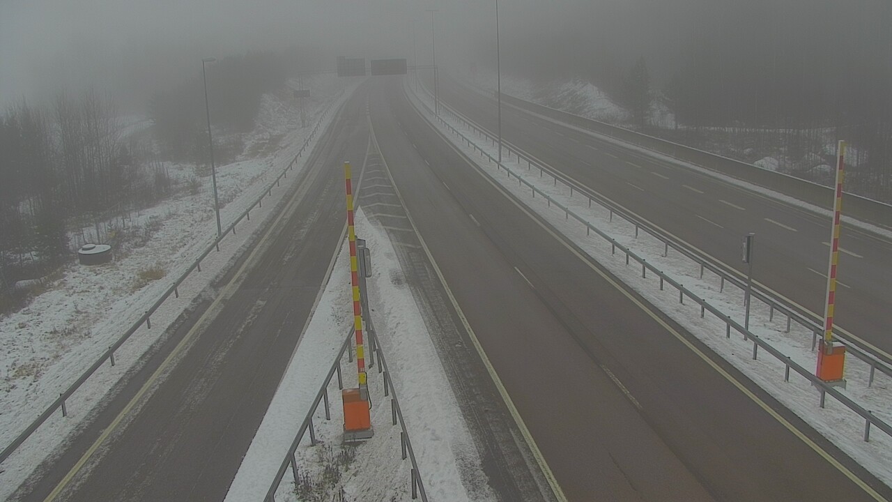 Weather Camera Image Väg 7 Fredrikshamn Husula öst, Hamina, Kymenlaakso