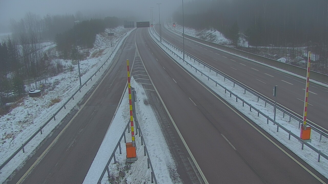 Weather Camera Image Väg 7 Fredrikshamn Husula öst, Hamina, Kymenlaakso