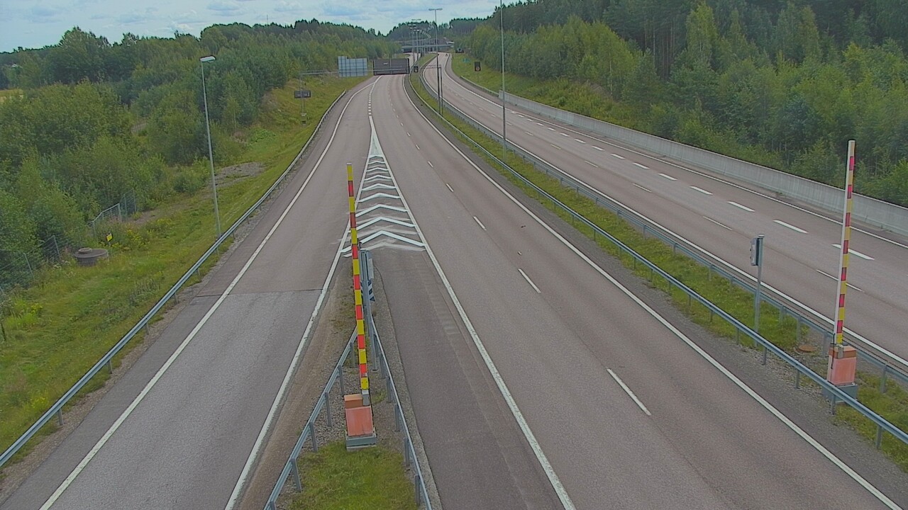 Weather Camera Image Väg 7 Fredrikshamn Husula öst, Hamina, Kymenlaakso