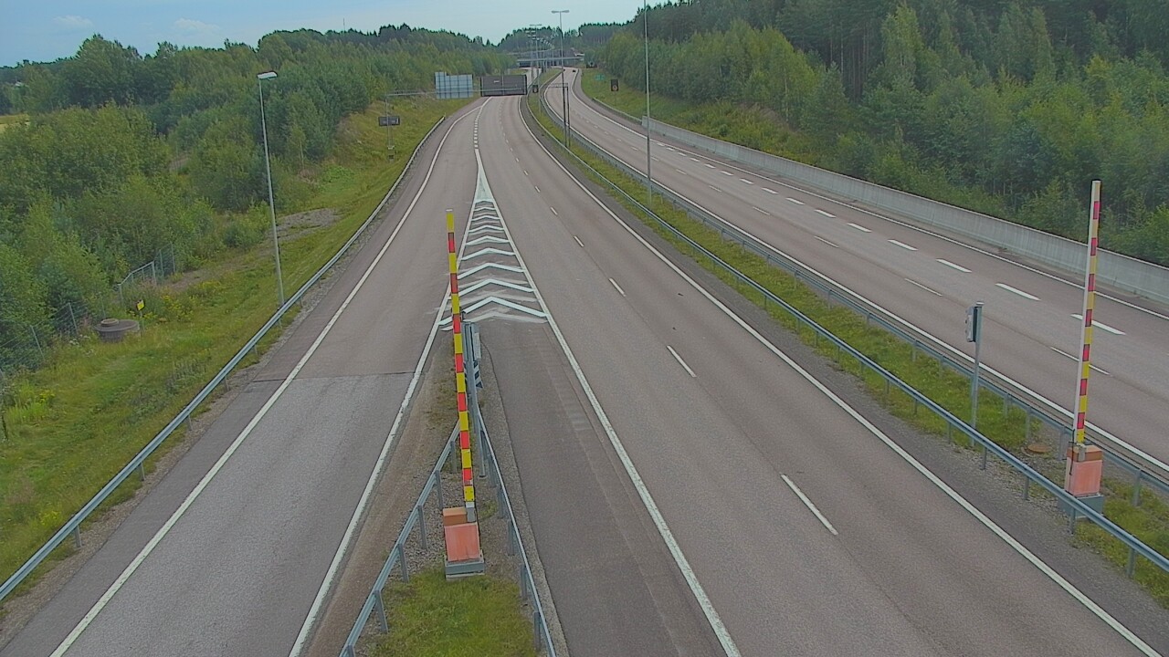 Weather Camera Image Väg 7 Fredrikshamn Husula öst, Hamina, Kymenlaakso