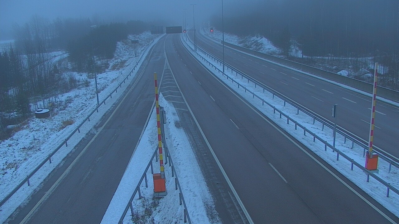 Weather Camera Image Väg 7 Fredrikshamn Husula öst, Hamina, Kymenlaakso