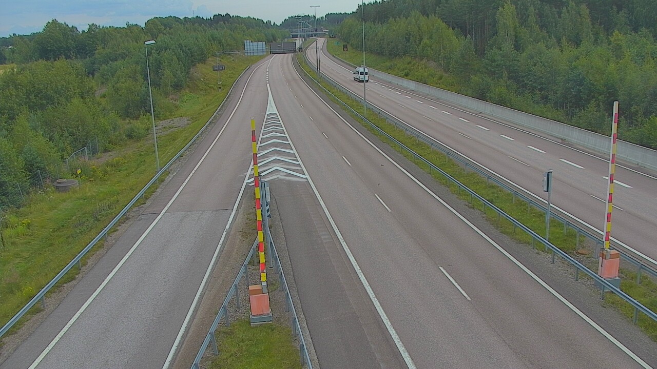 Weather Camera Image Väg 7 Fredrikshamn Husula öst, Hamina, Kymenlaakso