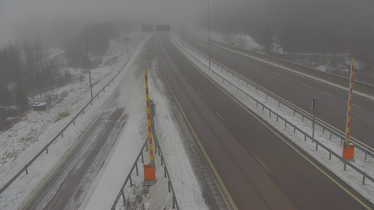 Weather Camera Image Väg 7 Fredrikshamn Husula öst, Hamina, Kymenlaakso