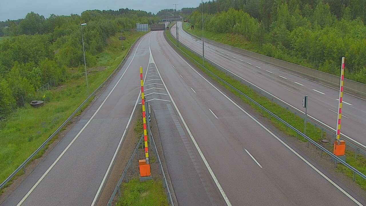 Weather Camera Image Väg 7 Fredrikshamn Husula öst, Hamina, Kymenlaakso
