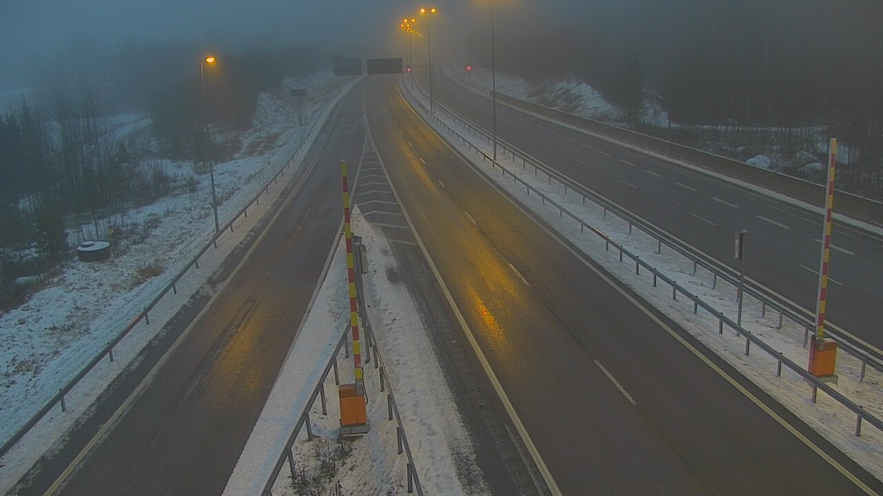 Weather Camera Image Väg 7 Fredrikshamn Husula öst, Hamina, Kymenlaakso