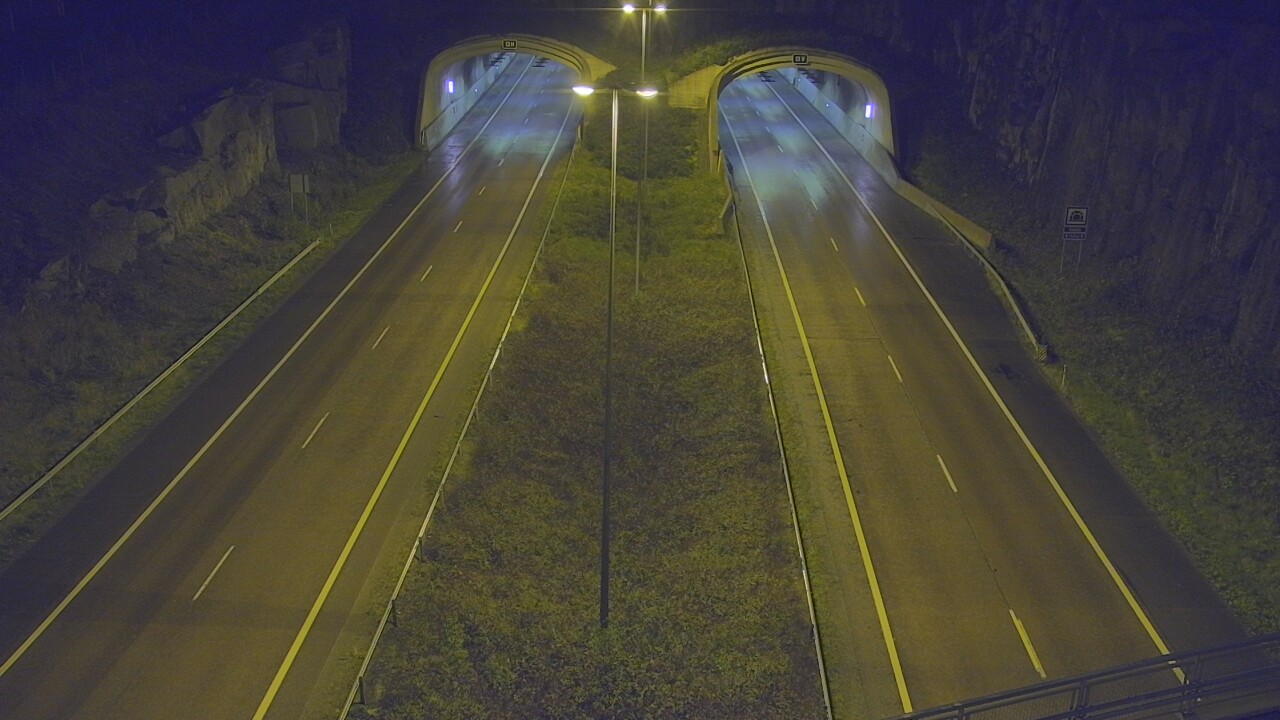 Weather Camera Image Väg 7 Fredrikshamn Kolsila bom väst, Hamina, Kymenlaakso
