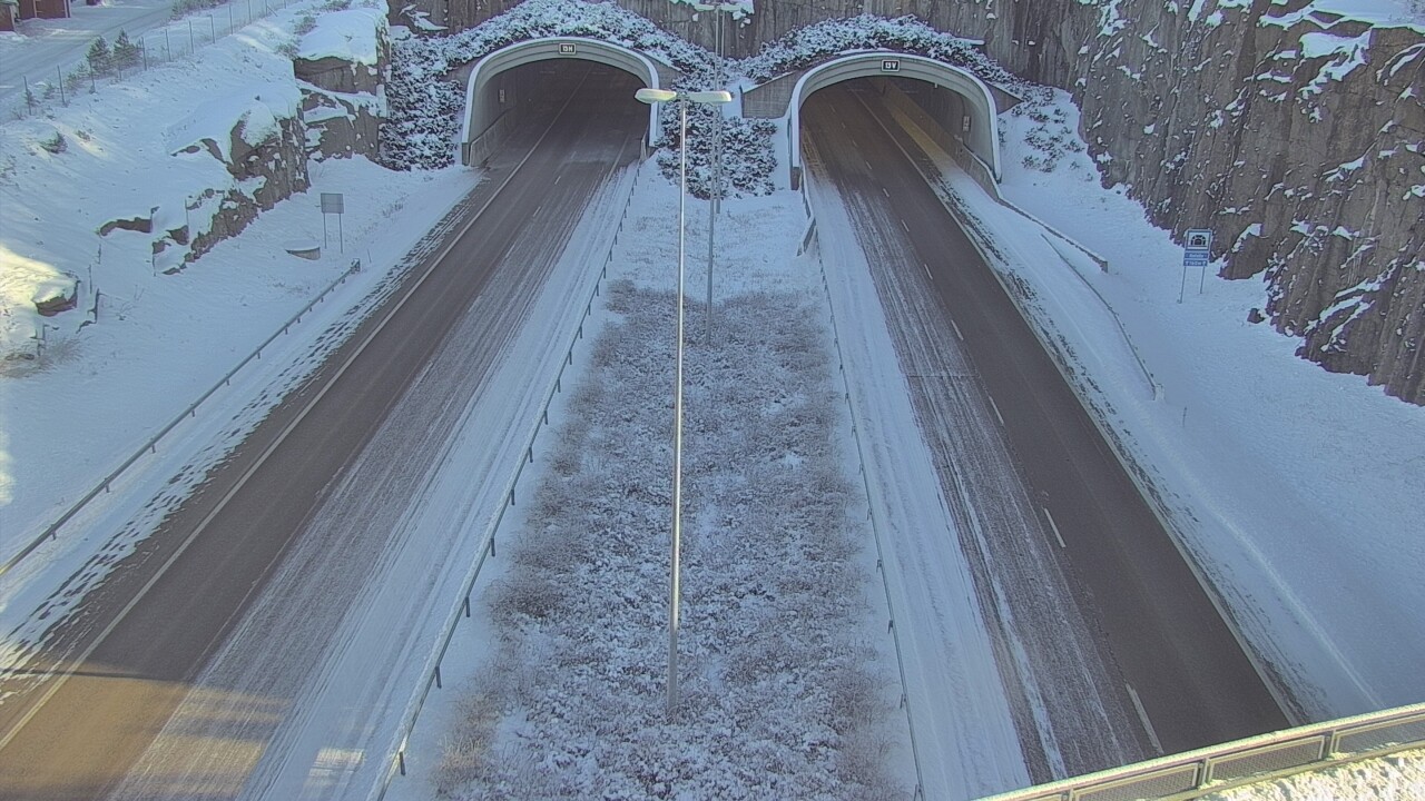 Weather Camera Image Väg 7 Fredrikshamn Kolsila bom väst, Hamina, Kymenlaakso