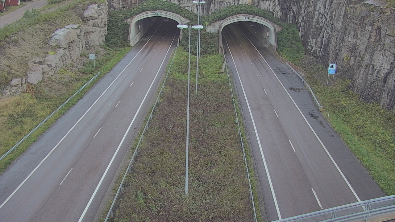 Weather Camera Image Väg 7 Fredrikshamn Kolsila bom väst, Hamina, Kymenlaakso
