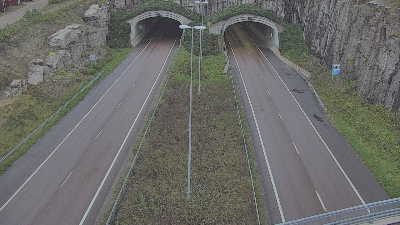 Weather Camera Image Väg 7 Fredrikshamn Kolsila bom väst, Hamina, Kymenlaakso
