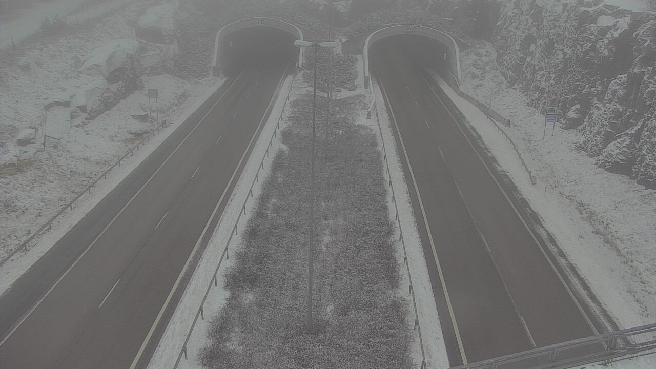 Weather Camera Image Väg 7 Fredrikshamn Kolsila bom väst, Hamina, Kymenlaakso