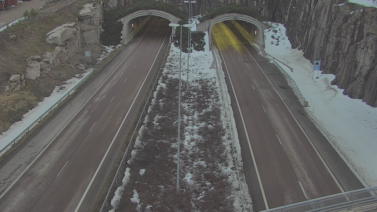 Weather Camera Image Väg 7 Fredrikshamn Kolsila bom väst, Hamina, Kymenlaakso