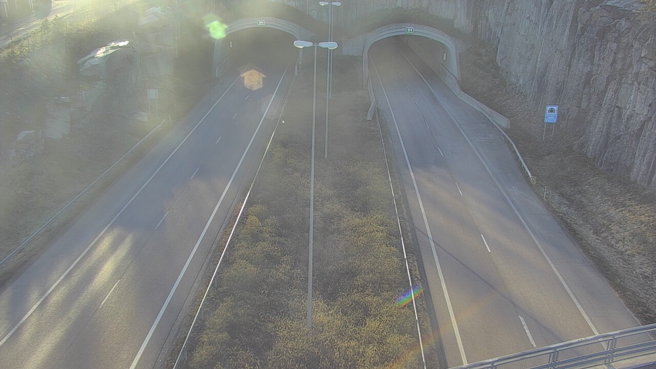 Weather Camera Image Väg 7 Fredrikshamn Kolsila bom väst, Hamina, Kymenlaakso