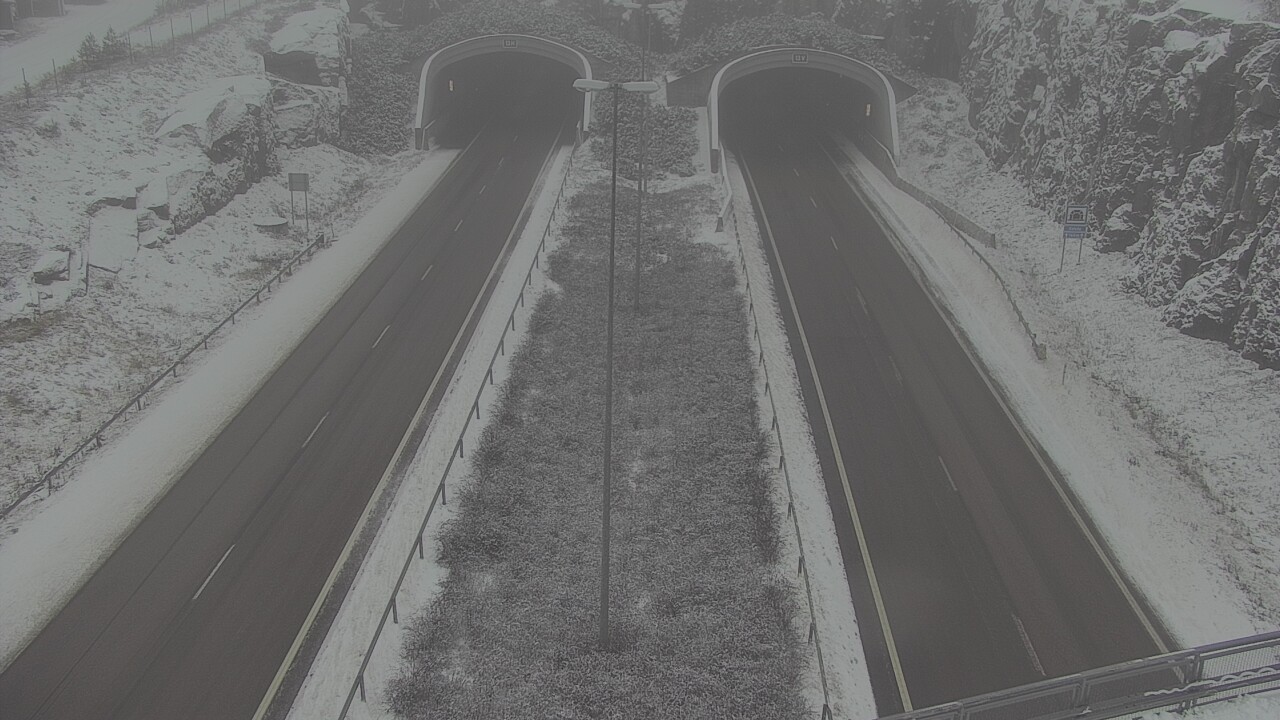 Weather Camera Image Väg 7 Fredrikshamn Kolsila bom väst, Hamina, Kymenlaakso