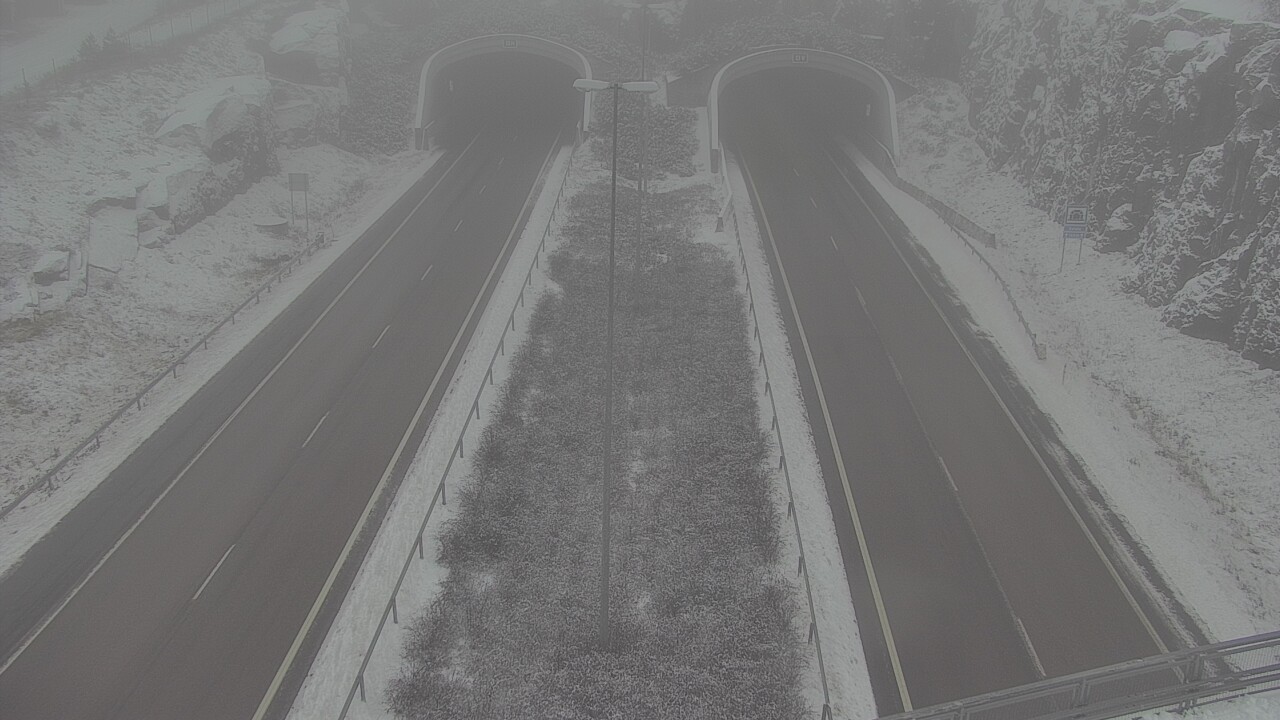 Weather Camera Image Väg 7 Fredrikshamn Kolsila bom väst, Hamina, Kymenlaakso