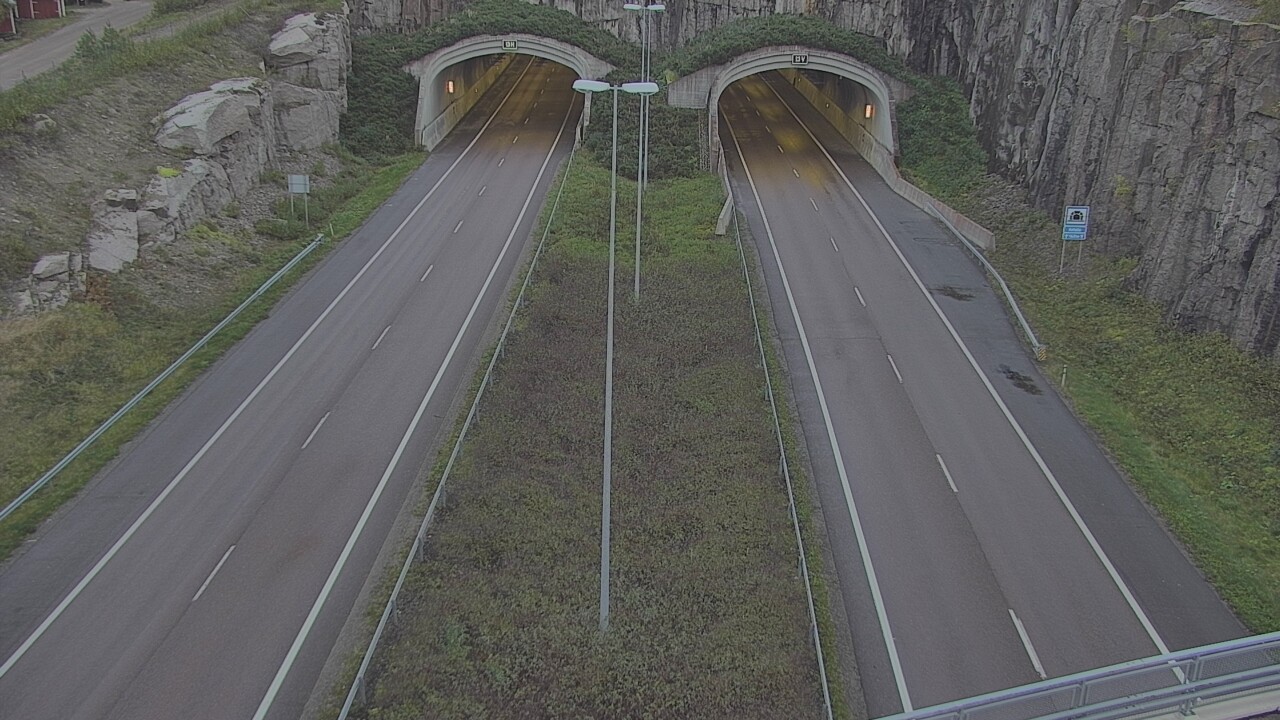 Weather Camera Image Väg 7 Fredrikshamn Kolsila bom väst, Hamina, Kymenlaakso