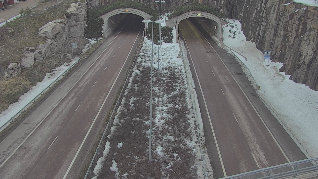 Weather Camera Image Väg 7 Fredrikshamn Kolsila bom väst, Hamina, Kymenlaakso