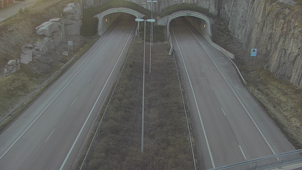 Weather Camera Image Väg 7 Fredrikshamn Kolsila bom väst, Hamina, Kymenlaakso