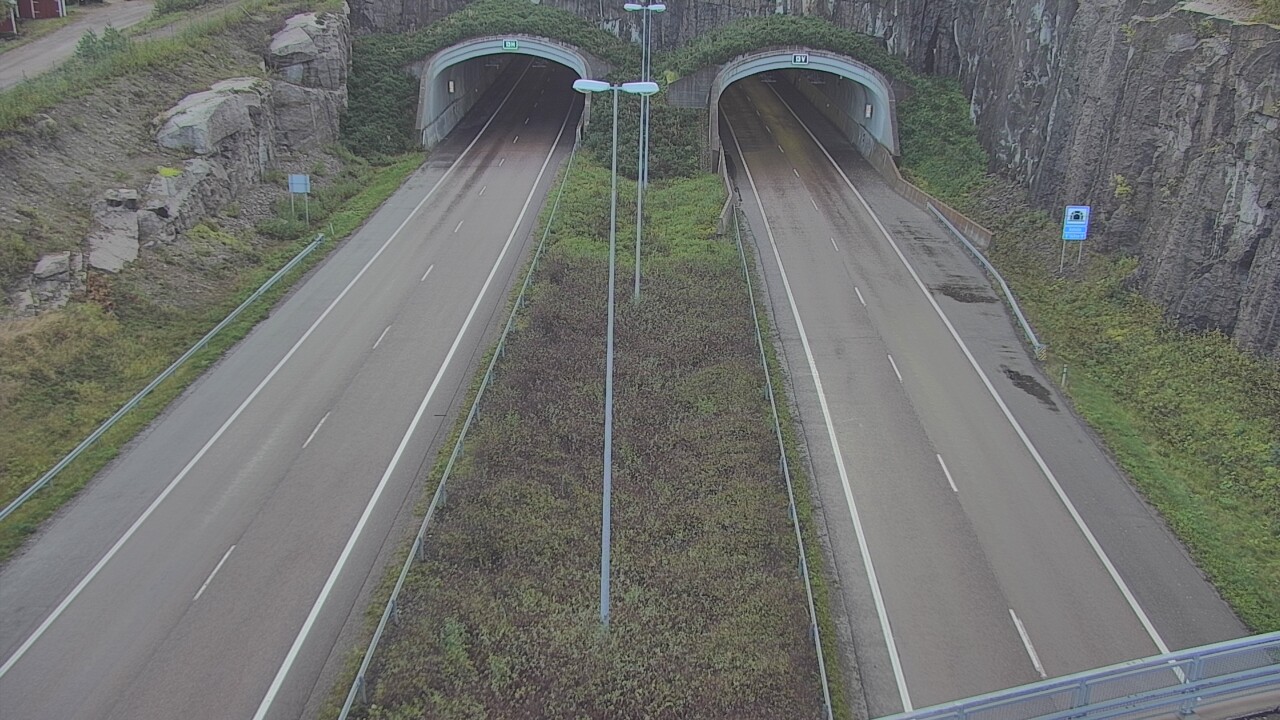 Weather Camera Image Väg 7 Fredrikshamn Kolsila bom väst, Hamina, Kymenlaakso
