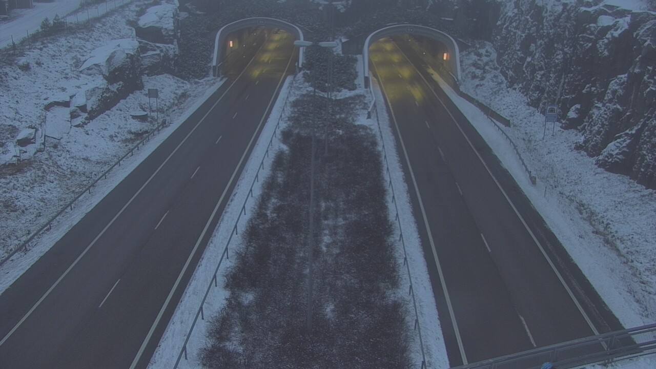 Weather Camera Image Väg 7 Fredrikshamn Kolsila bom väst, Hamina, Kymenlaakso