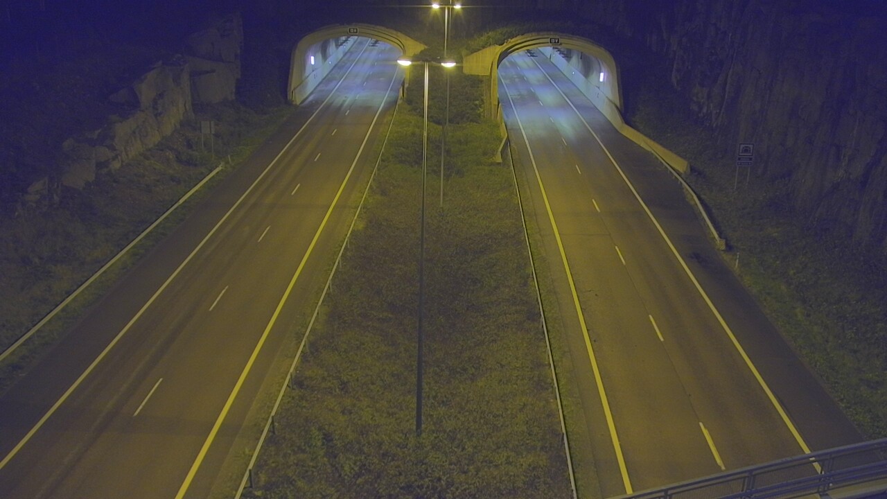 Weather Camera Image Väg 7 Fredrikshamn Kolsila bom väst, Hamina, Kymenlaakso