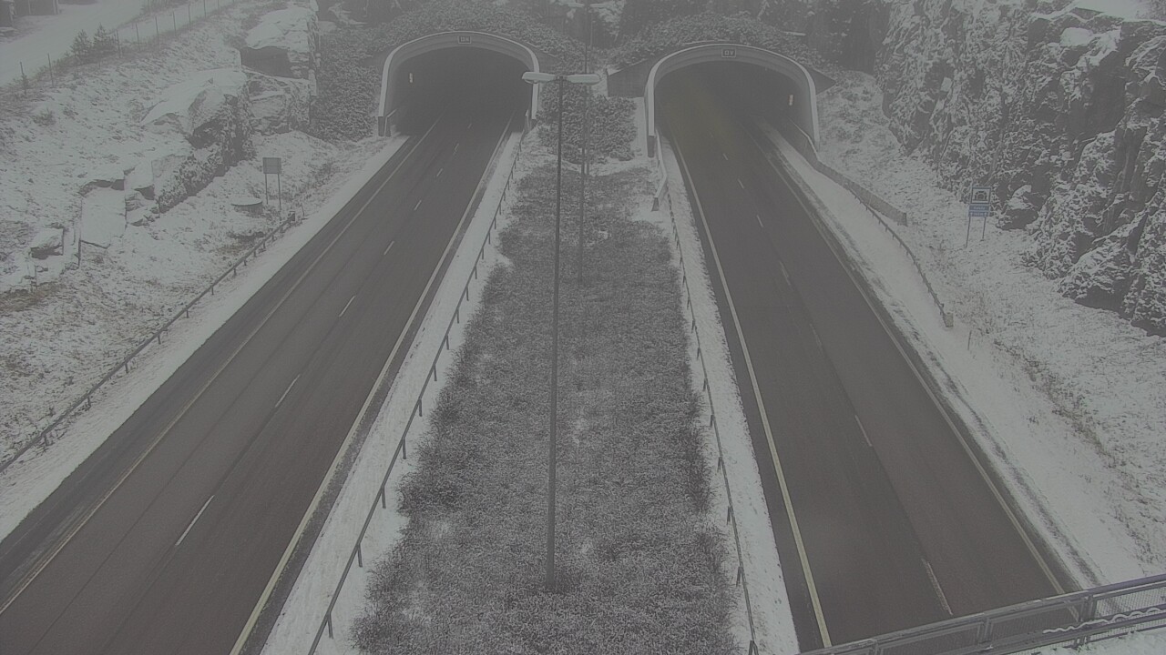 Weather Camera Image Väg 7 Fredrikshamn Kolsila bom väst, Hamina, Kymenlaakso