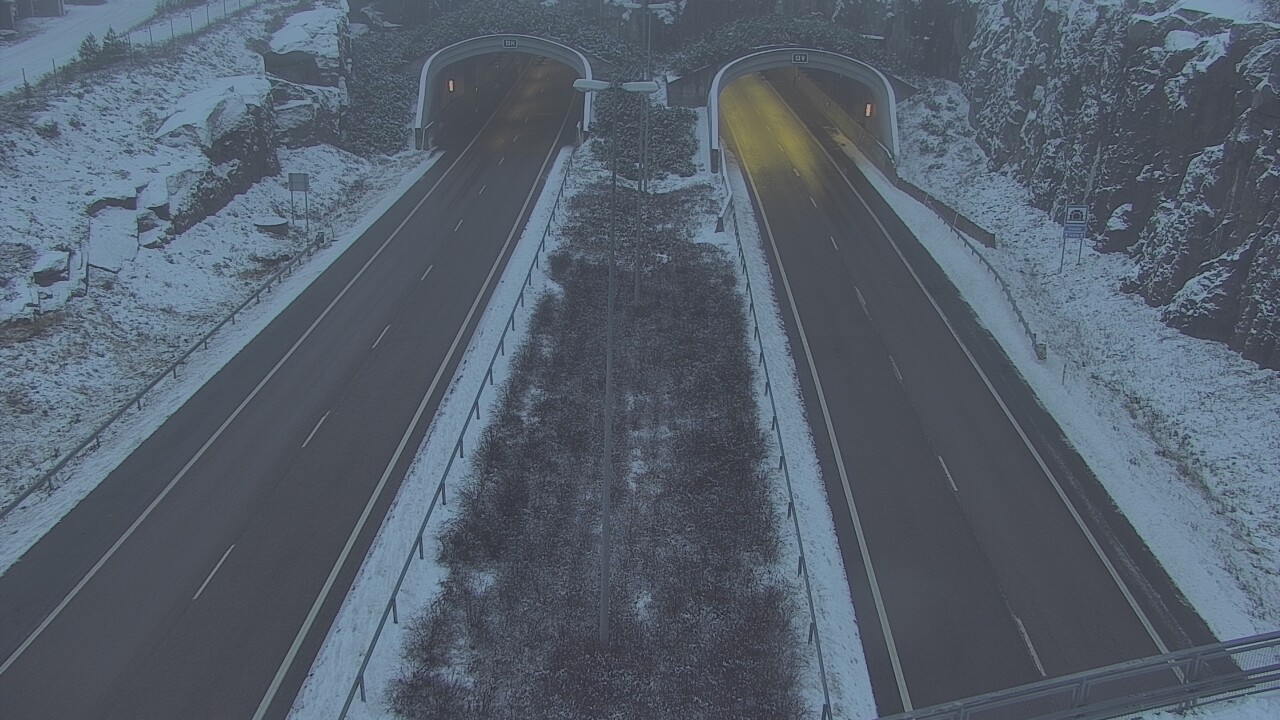 Weather Camera Image Väg 7 Fredrikshamn Kolsila bom väst, Hamina, Kymenlaakso