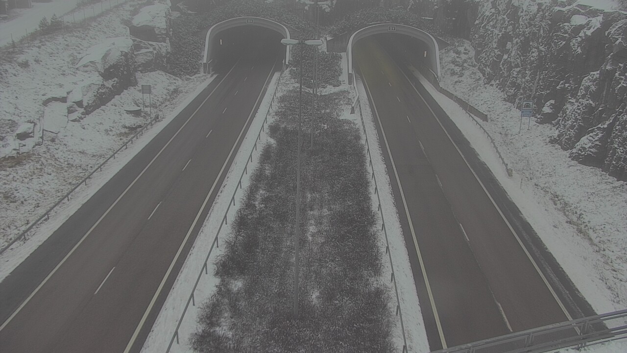 Weather Camera Image Väg 7 Fredrikshamn Kolsila bom väst, Hamina, Kymenlaakso