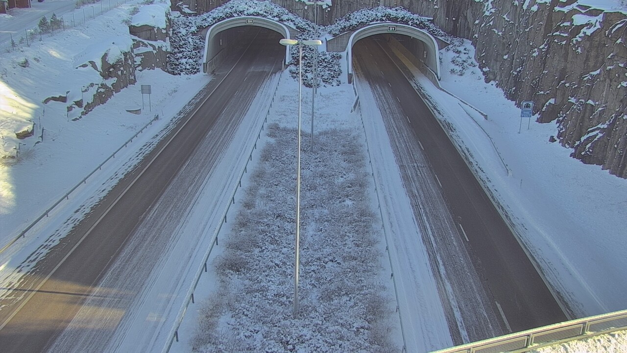 Weather Camera Image Väg 7 Fredrikshamn Kolsila bom väst, Hamina, Kymenlaakso