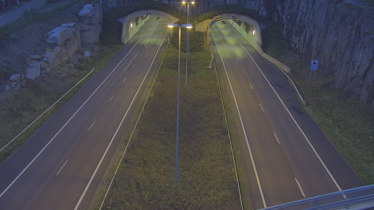Weather Camera Image Väg 7 Fredrikshamn Kolsila bom väst, Hamina, Kymenlaakso